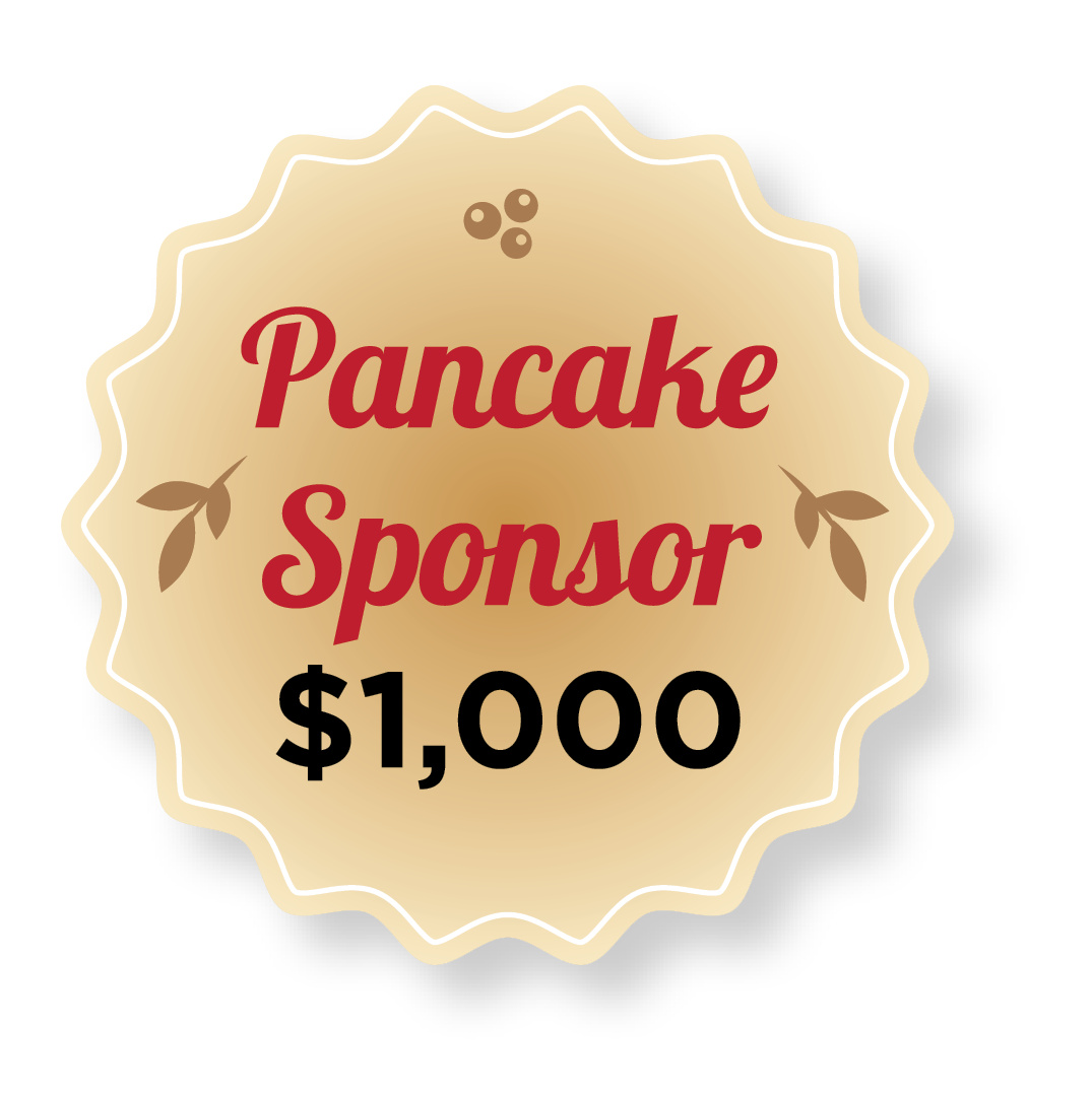 Pancake Sponsor $1,000